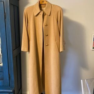 Long Camel hair coat
